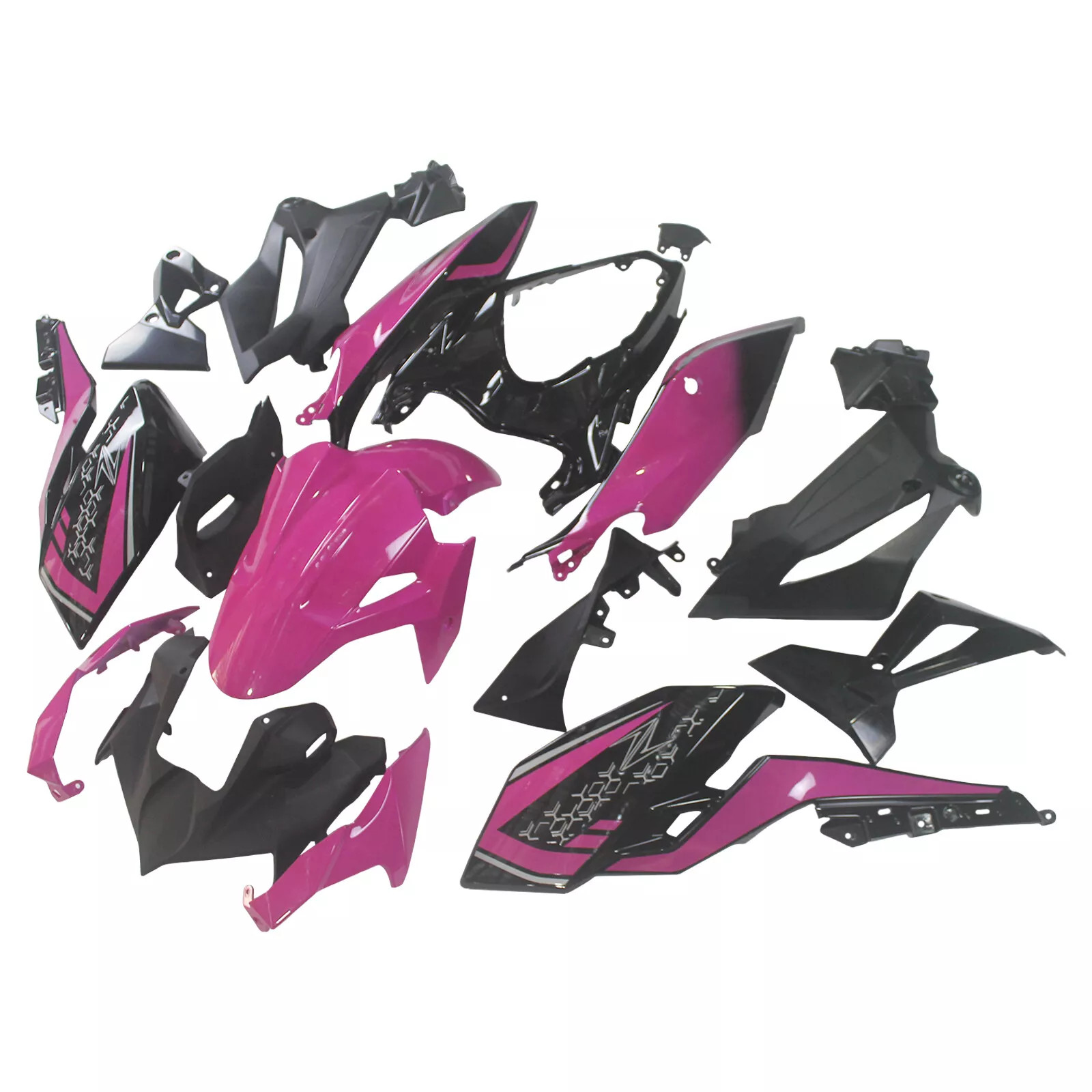 Pink Black Fairing Kit for Kawasaki Ninja Z400 2018 2019 2020 Injection Bodywork