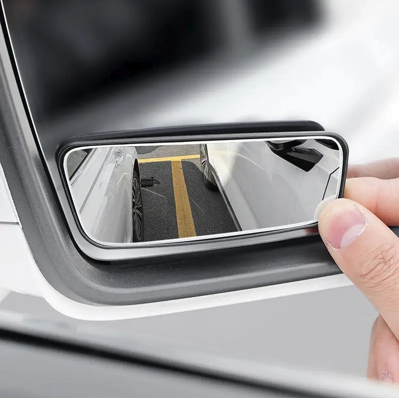 2pcs 360° Adjustable Blind Spot Mirror Wide Angle Convex Car – NEW