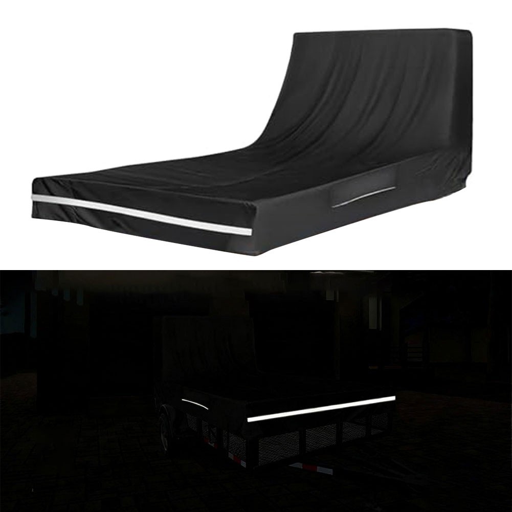 210D Oxford Fabric Tipper Trailer Cover Tarpaulin Rear View/Ramp Door