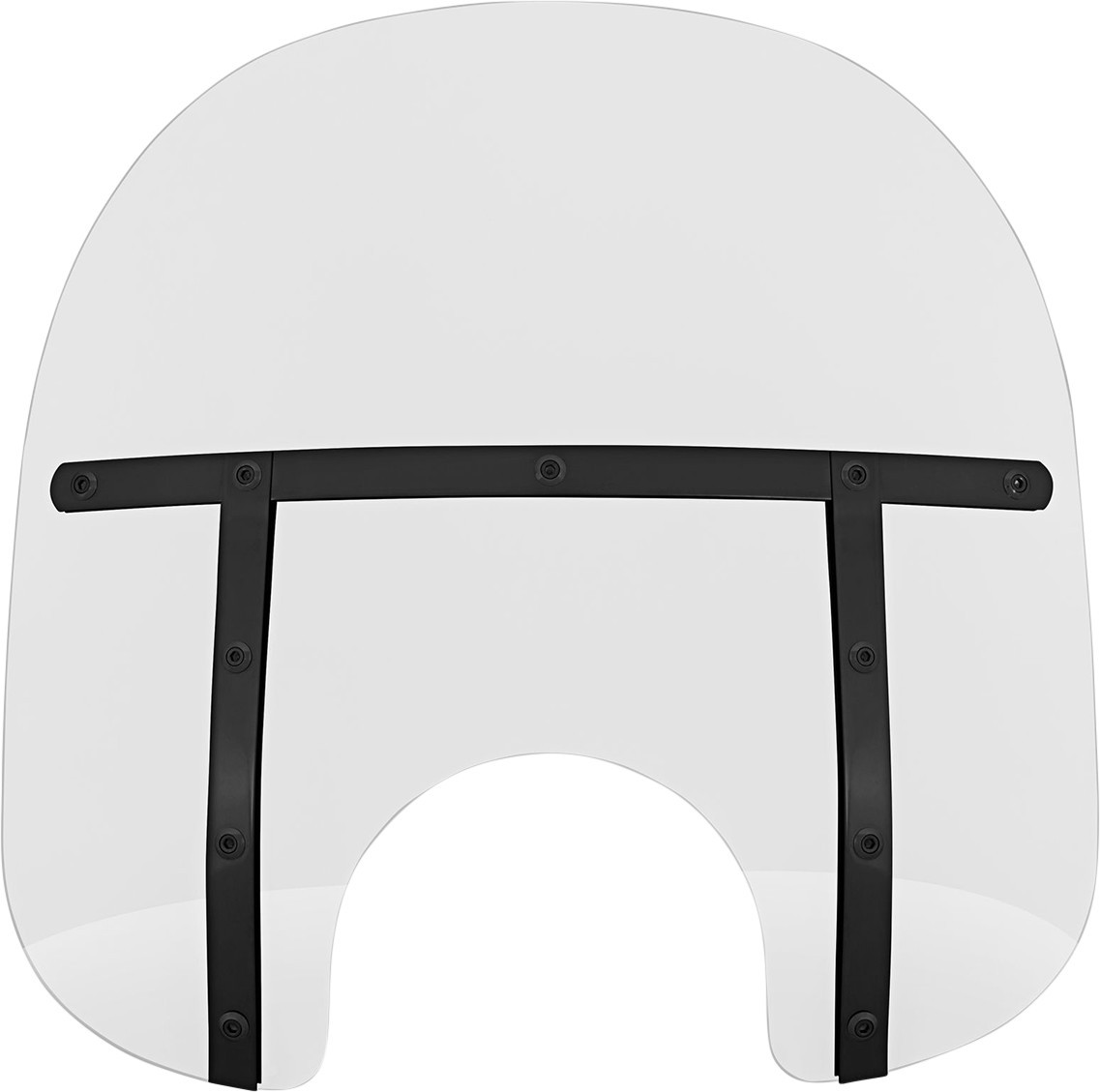 Memphis Shades MEB3120 Windshield 15in. for Motorcycles – Night Shades Clear