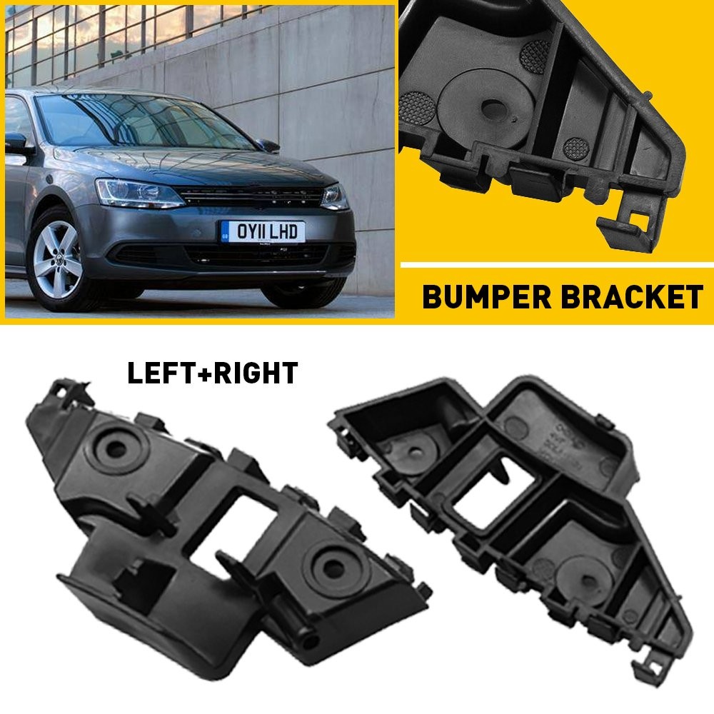 Front Drive &Passenger Support Bumper Bracket For 2011 Volkswagen 2012-14 Jetta