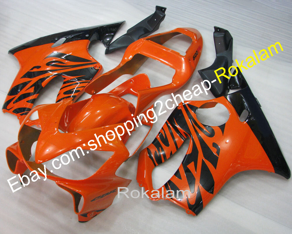 For CBR600 F4i 2001 2002 2003 CBR 600 CBRF4i 01 02 03 Orange ABS Fairing Kits