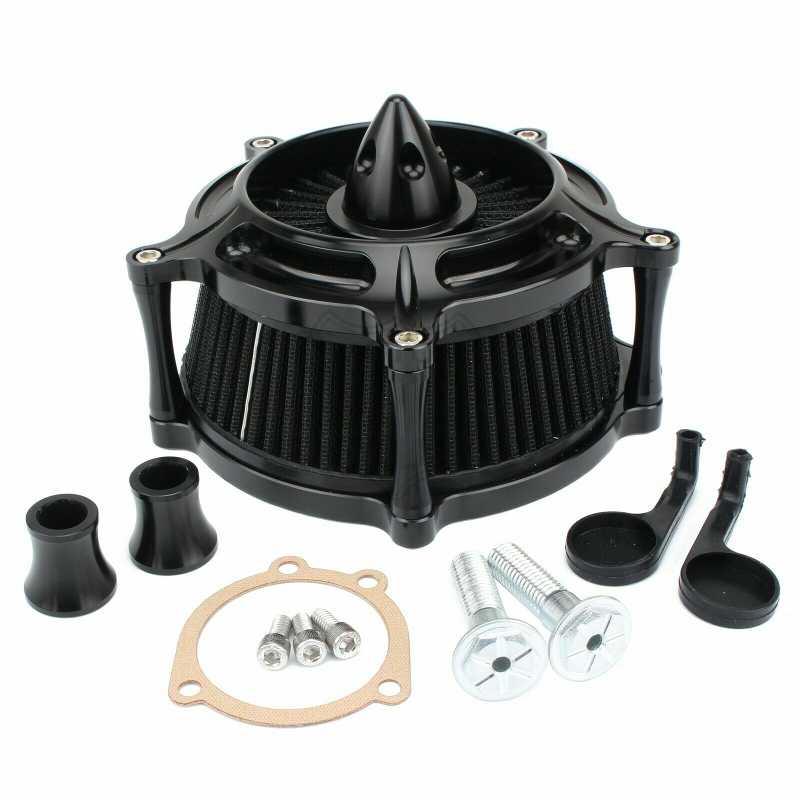 Black Spike Air Cleaner Intake Filters For Harley Sportster 883 XL883 1200 91-22