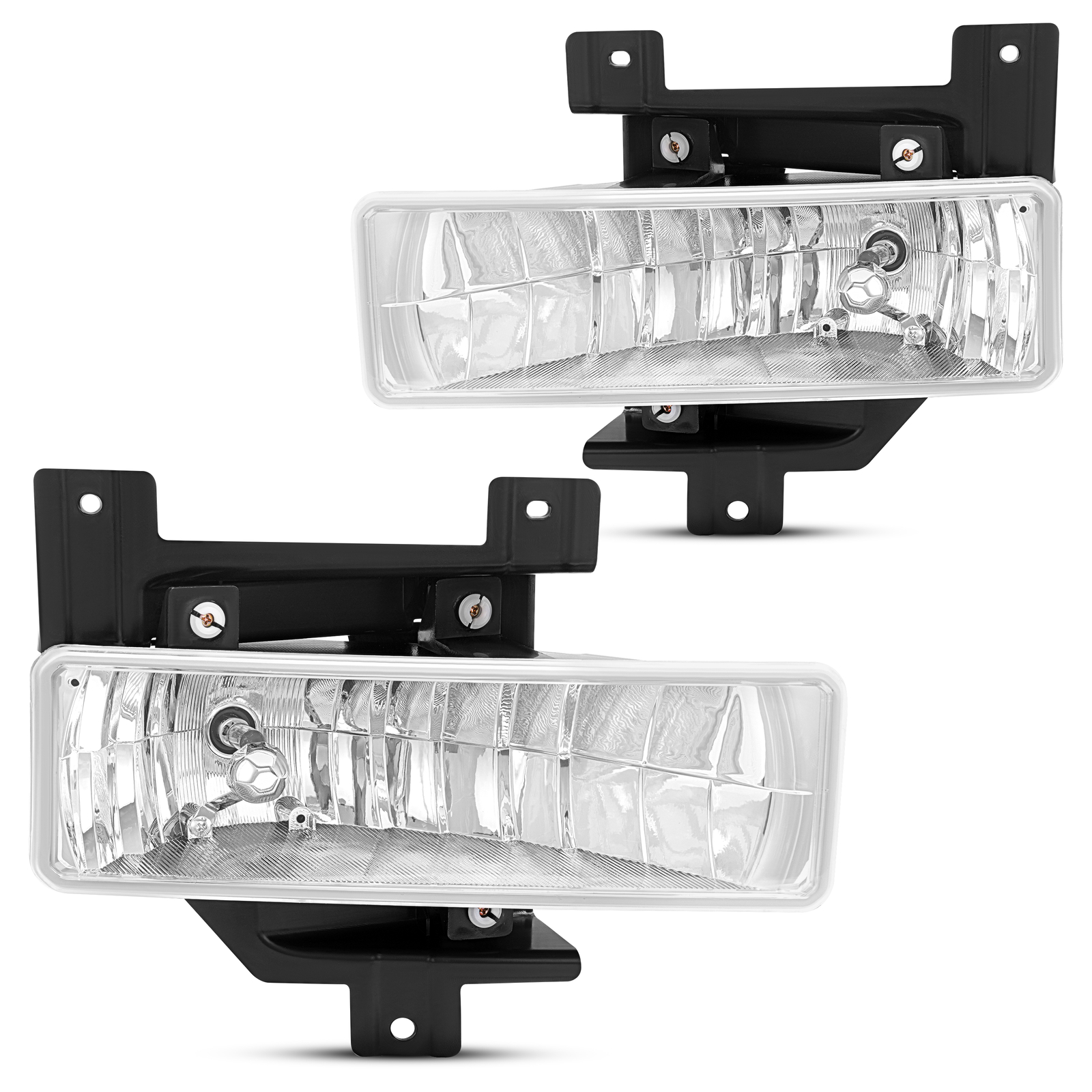 Pair Fog Lights Driving Lamps For Ford F150 F250 Expedition 1997 98 Pickup Truck