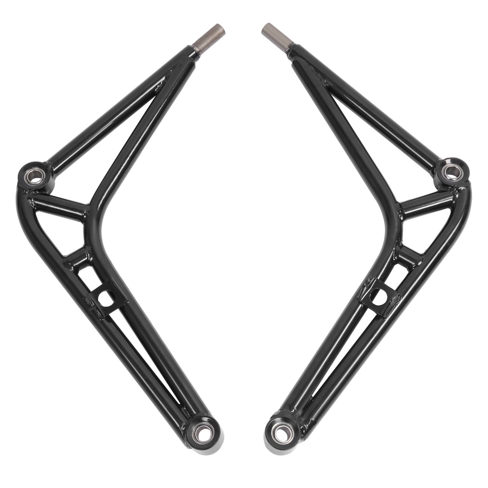 Front Steering Rod Adjustable Drift Lower Control Arm Wide Angle Kit For BMW E46