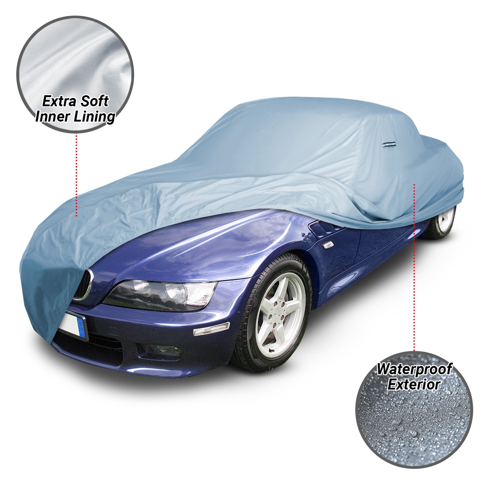 [BMW Z3] 1996 1997 1998 1999 2000 2001 2002 Waterproof / 100% Custom Car Cover
