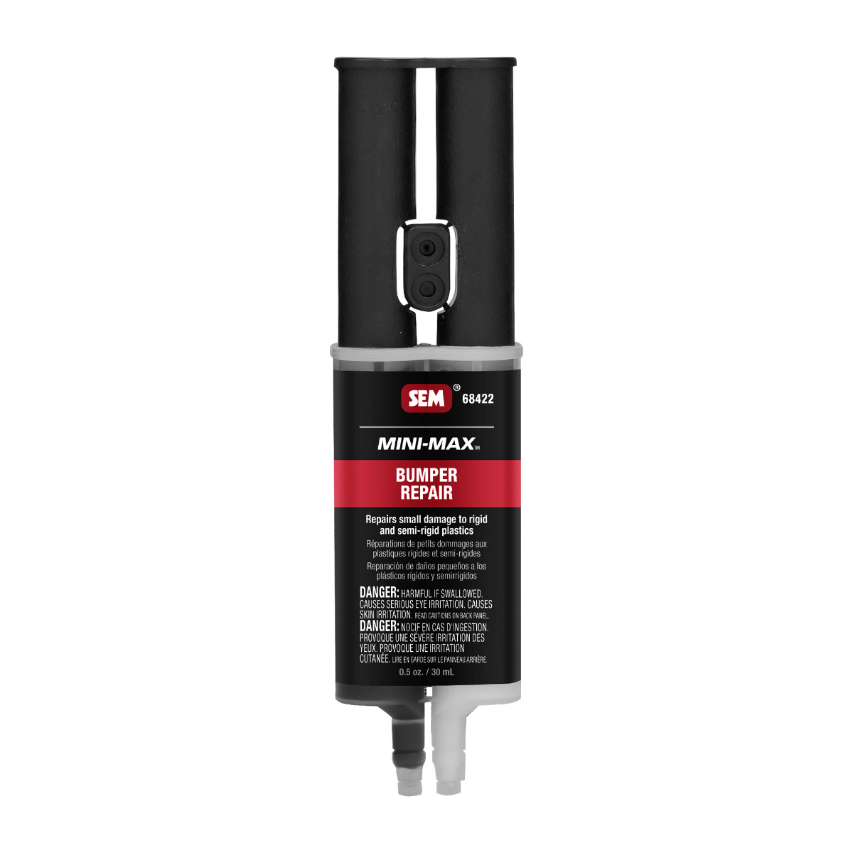 SEM 68422 Mini-Max Bumper Repair Plastic Restoration Epoxy 1 oz. Cartridge