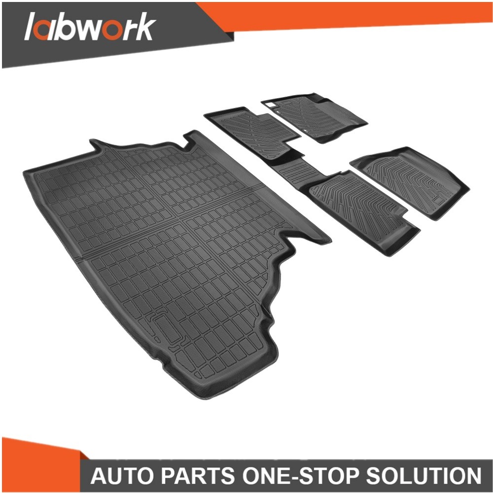 Labwork Floor Mats For Toyota Camry 2002-2006 All Weather TPE Floor Liners Black