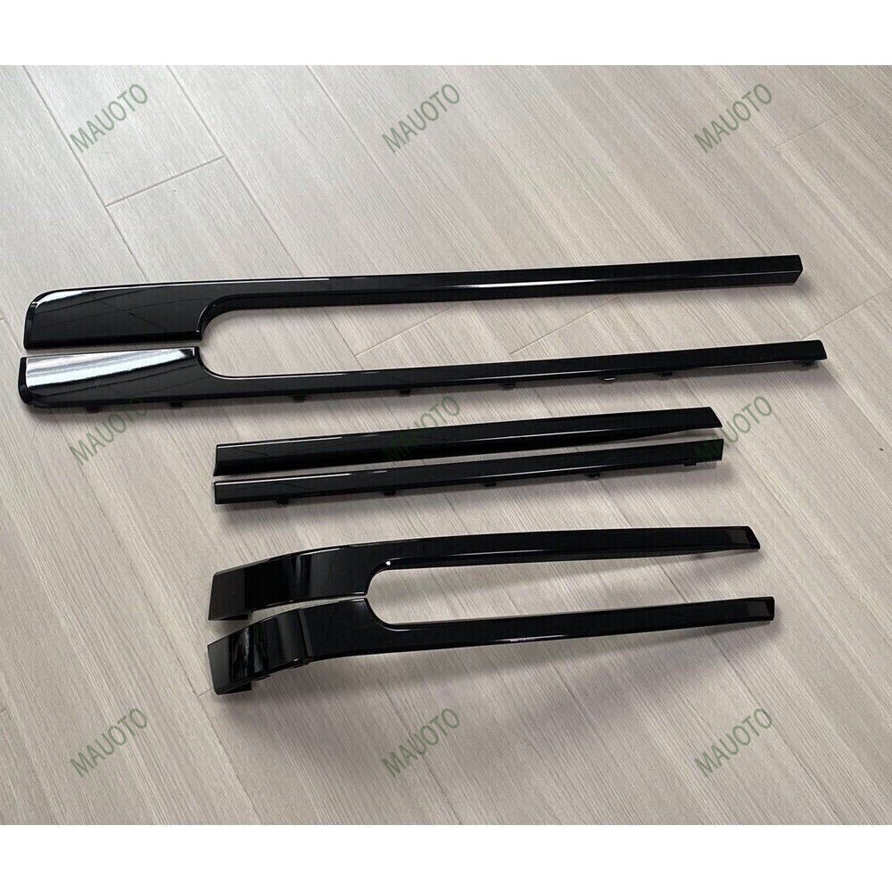 For 2013-2022 Range Rover L405 Black Door Side Body Fender Vent Trim Strip Kit
