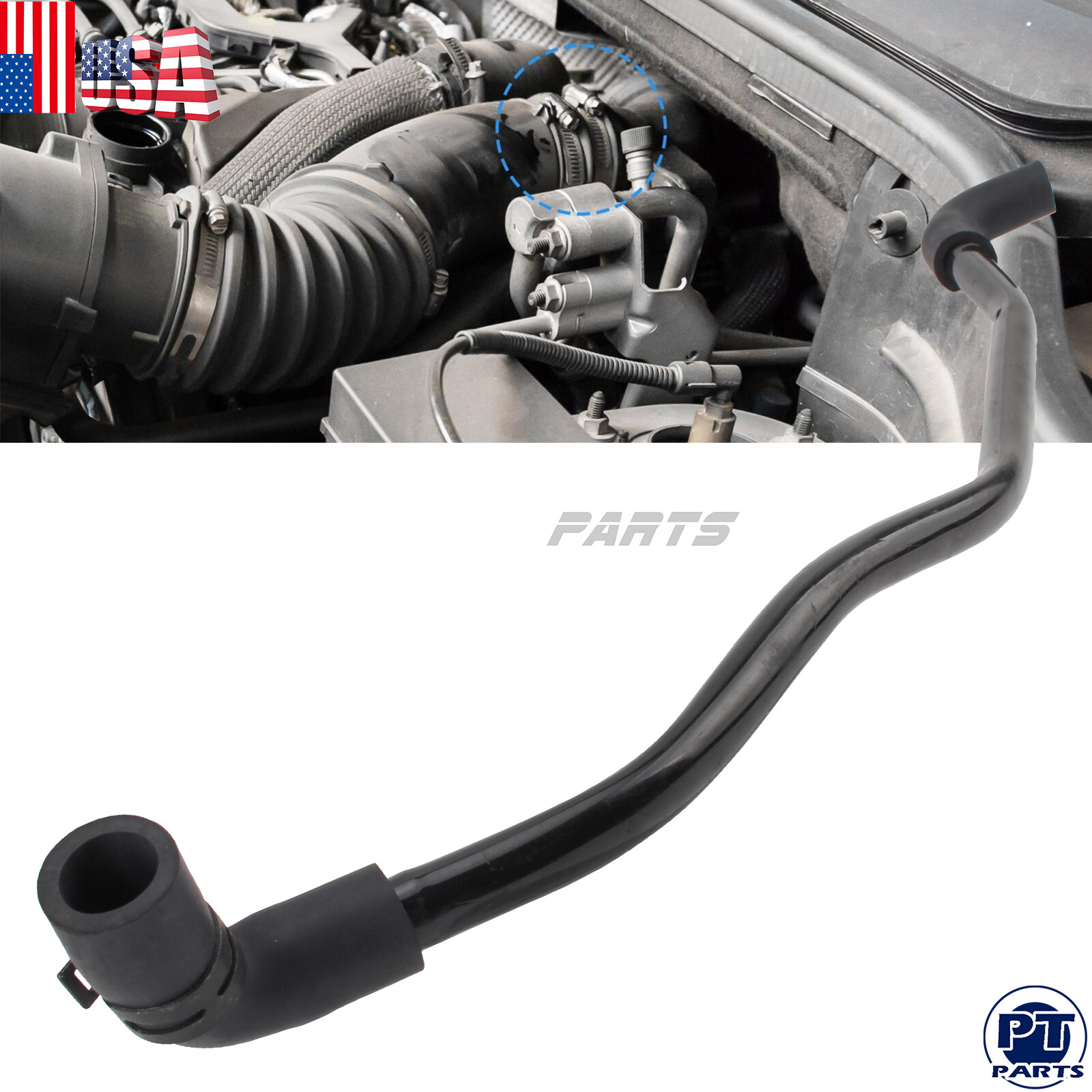 PCV Valve Crankcase Ventilation Hose Fits For 2007-2012 Dodge Jeep 3.7L Engines
