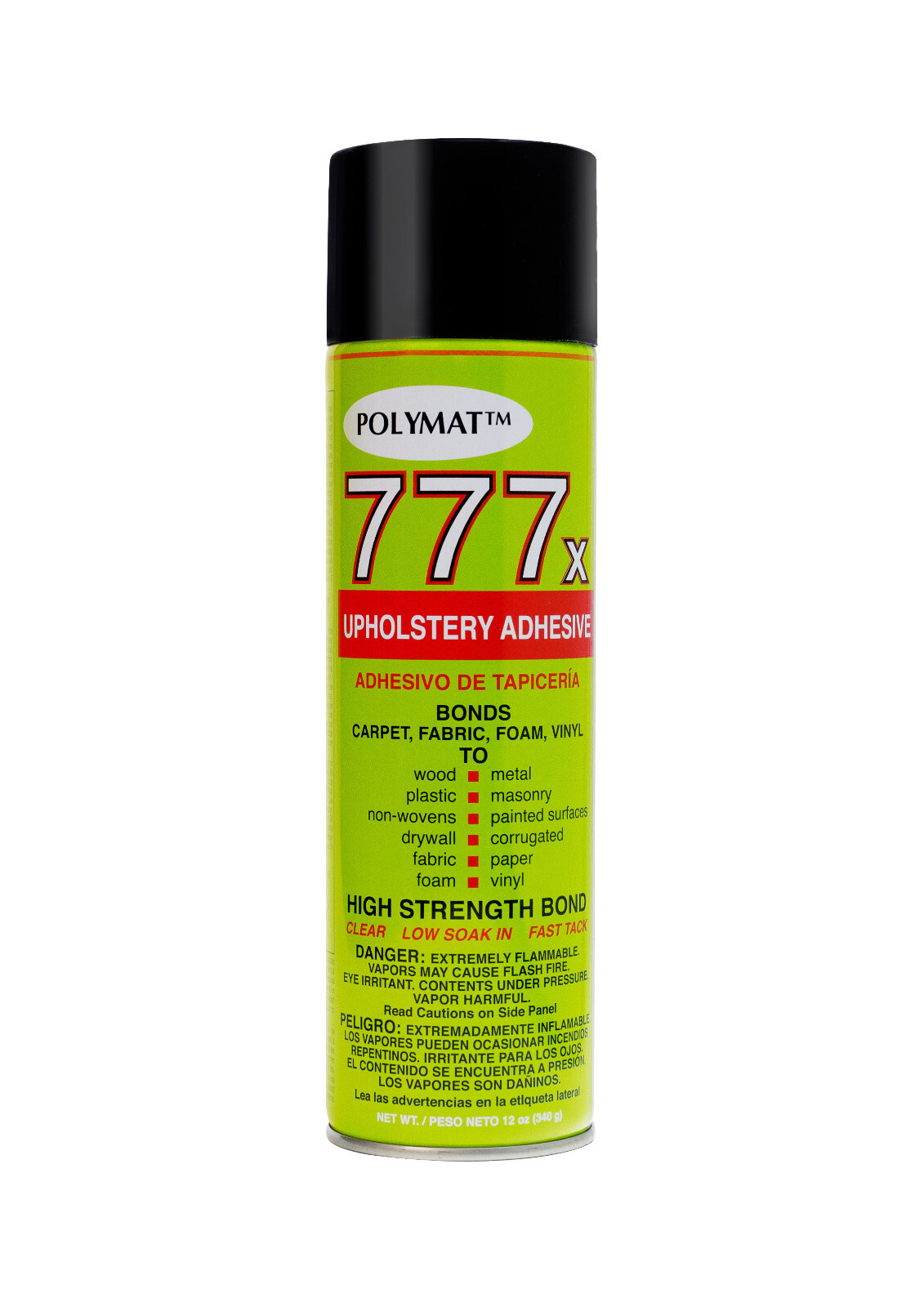 Polymat 777 FOAM FABRIC LINER SPEAKER BOX CARPET UPHOLSTERY SPRAY GLUE ADHESIVE