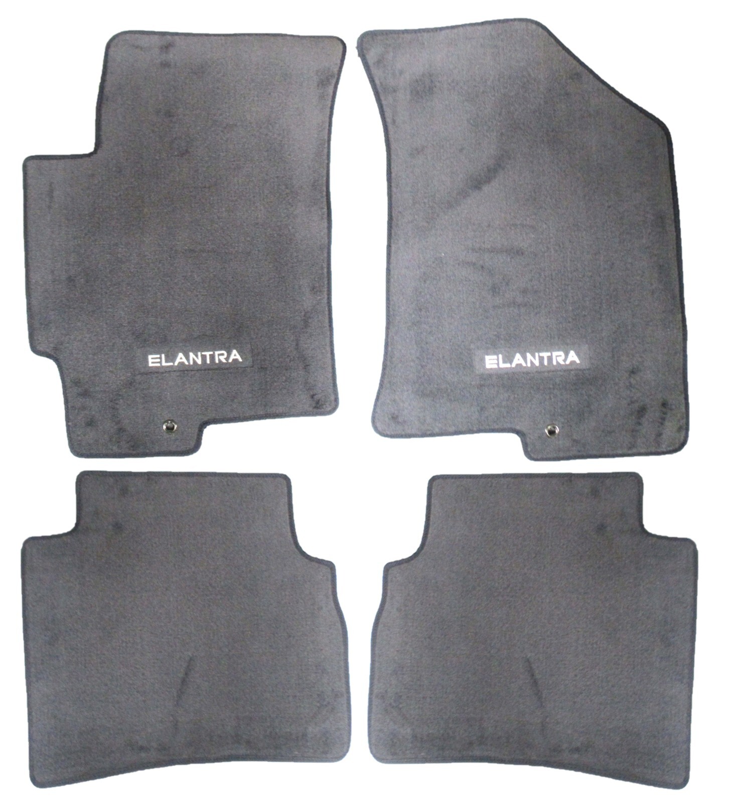 OEM 2001-2005 Hyundai Elantra 4pc Mat Set Gray Carpet Floor Mats 08140-2D030LT