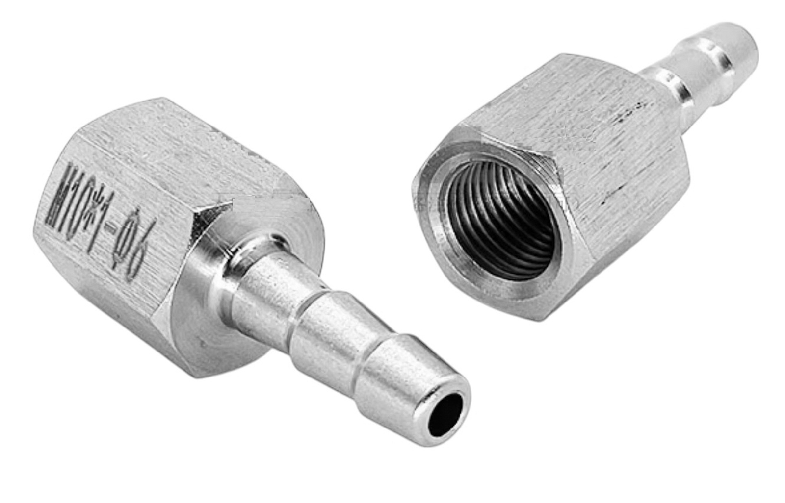 BSP G 1/4″ FEMALE to BARB OD 14mm / 0.56″ Stainless Tail Adaptor Hose
