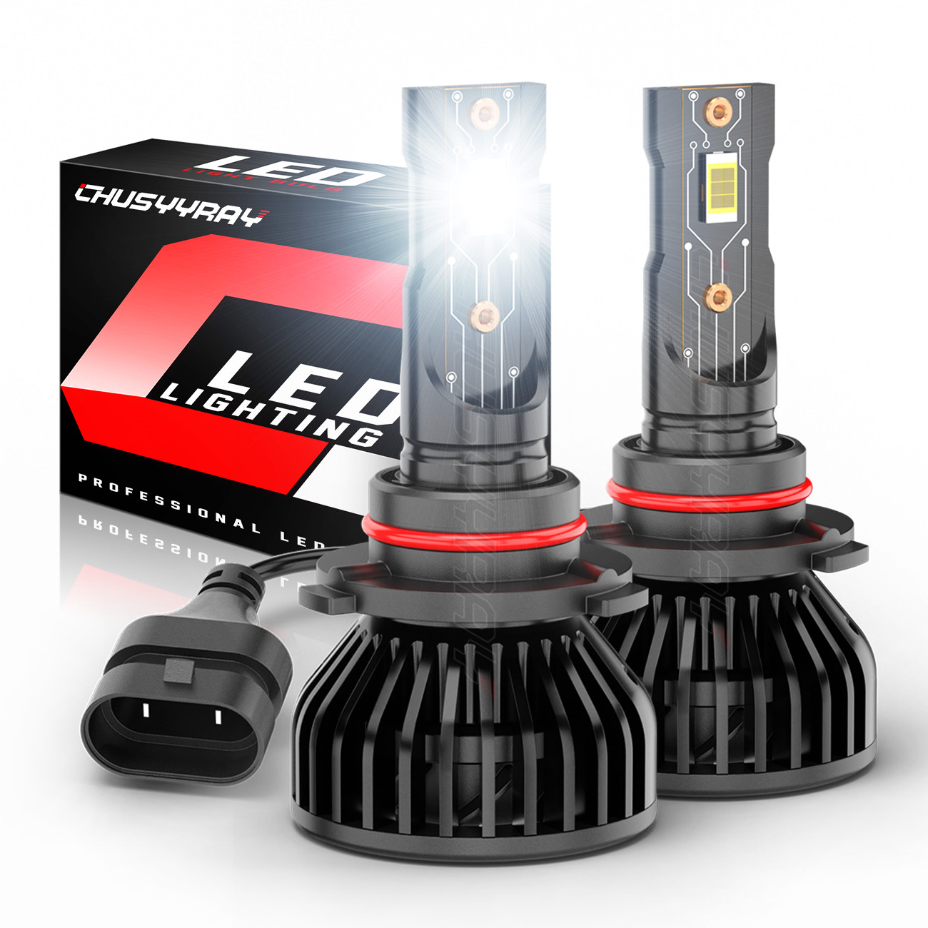 9005 HB3 For Mitsubishi Outlander 2007-2013 LED Bulbs Headlight High Beam White