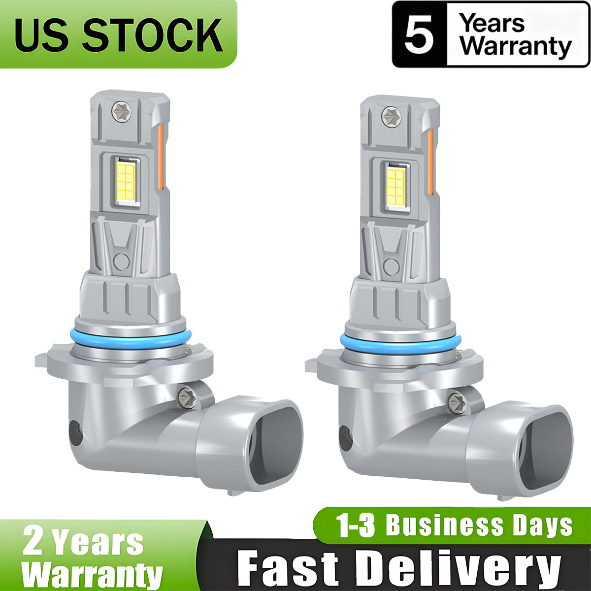 2× LED Headlight Bulbs 6500K 12000lm White High Low Beam For Ford Edge 2011-2014