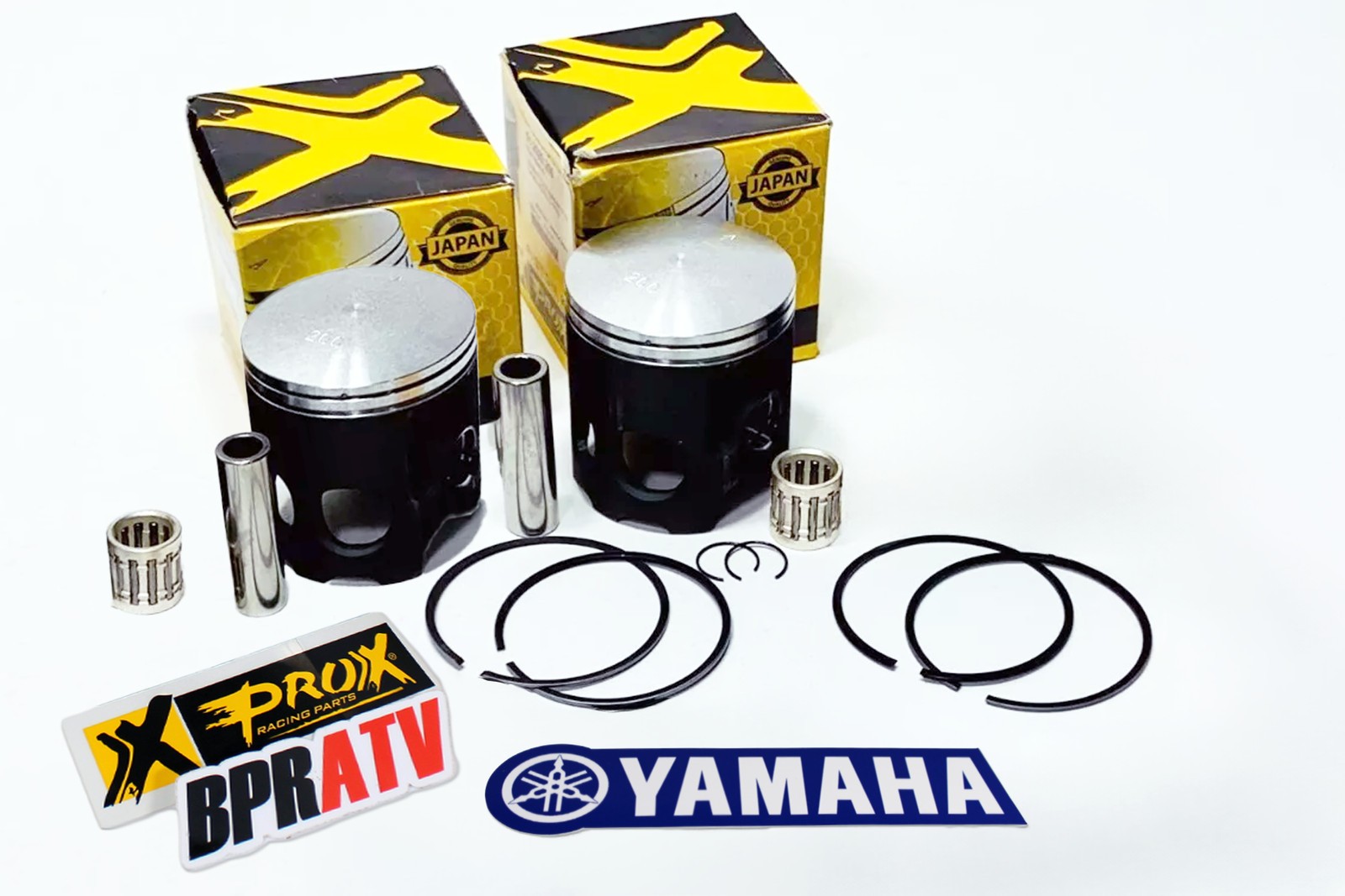 Yamaha Banshee Top End Rebuild Kit ProX Pistons Cometic Gaskets & 64mm Cylinders