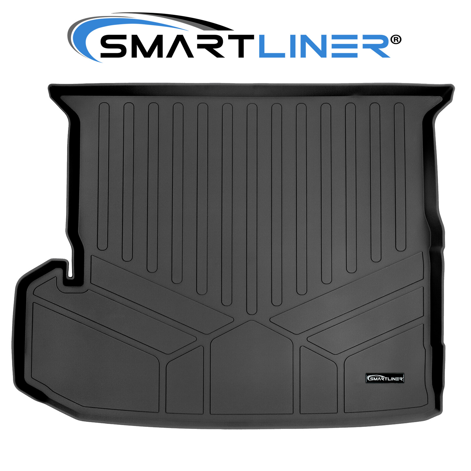 SMARTLINER Custom Fit Cargo Liner Mat Black For Lexus RX350L / RX450hL 2018-2019