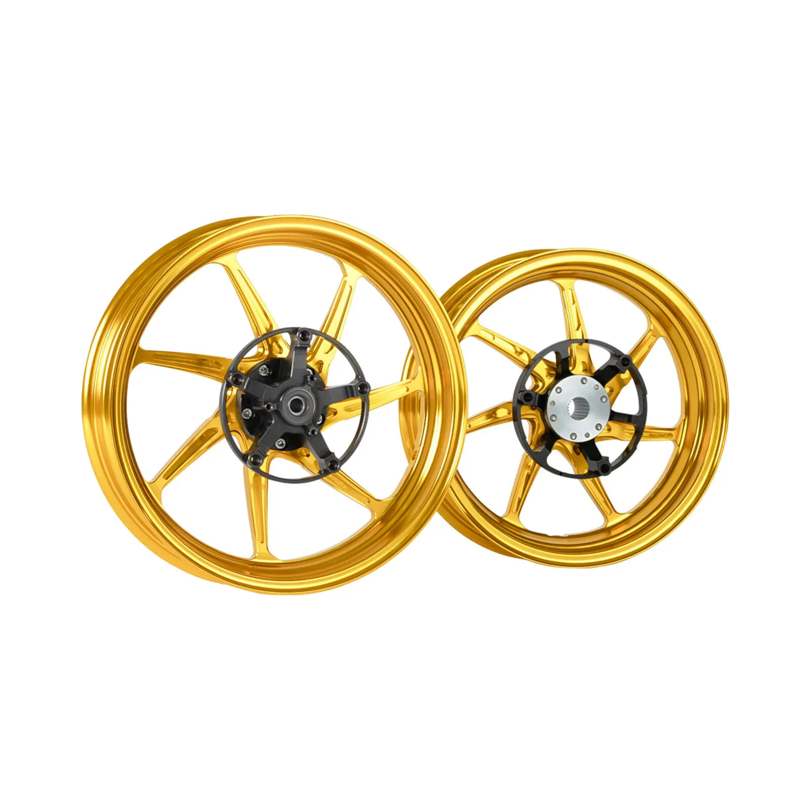 MOS XF07 Forged Aluminum Alloy Wheels for Yamaha XMAX 250 300 2017-2024 Gold