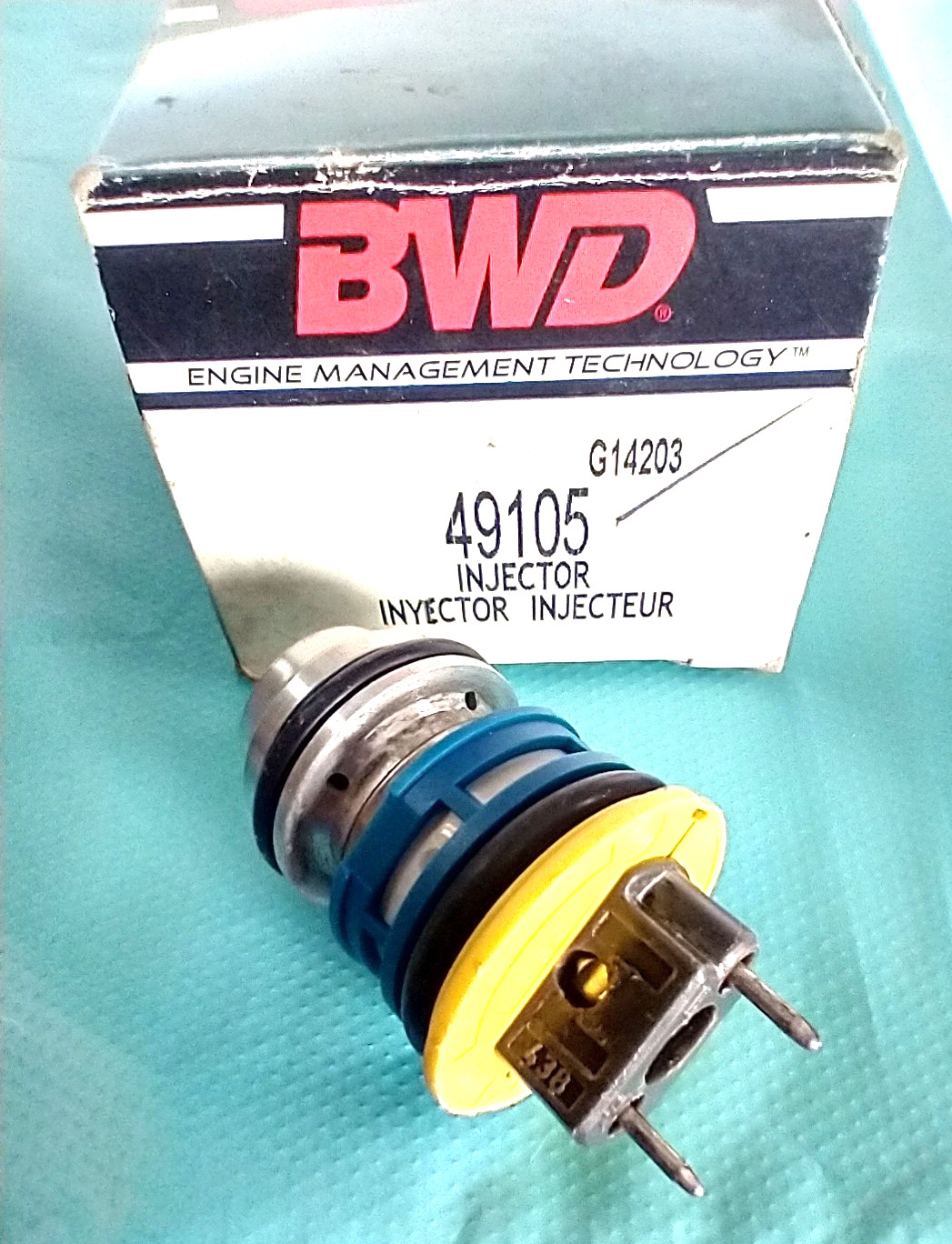 Remanufactured Fuel Injector TBI BWD 49105/57222, BOSCH 0280150653 (Made in USA)