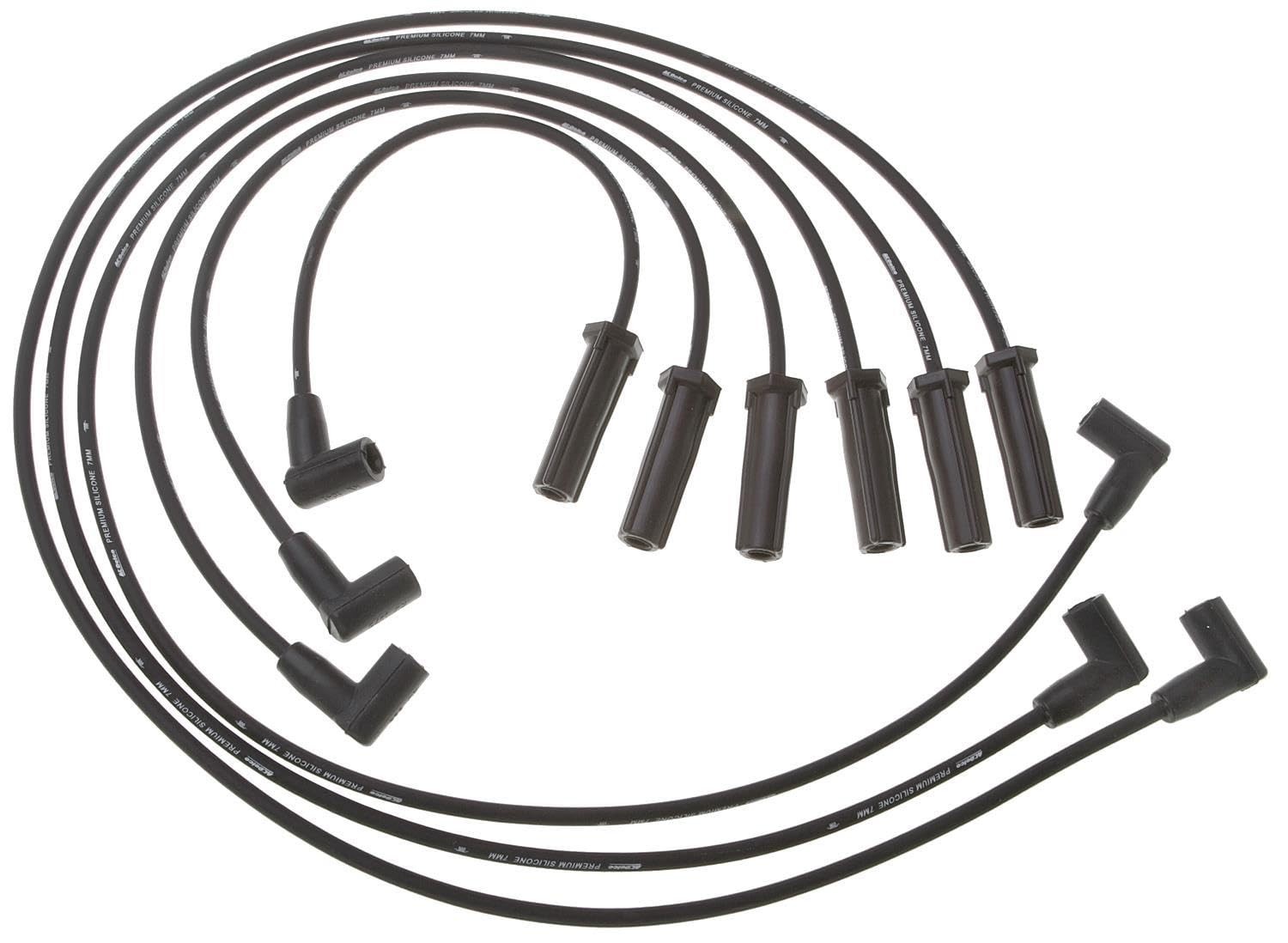 ACDelco Gold 9746BB (88862396) Spark Plug Wire Set 10 x 3.8 x 6 inches, Black