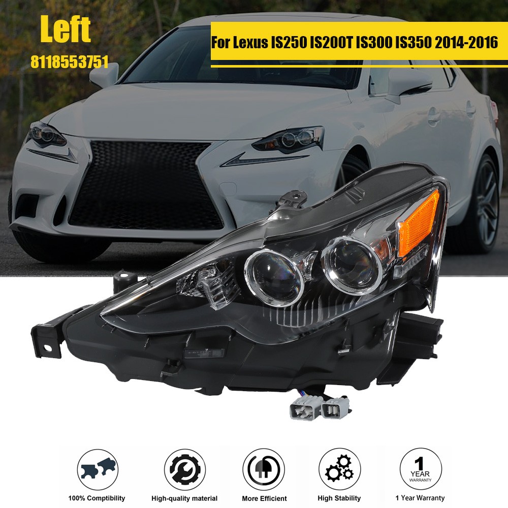Fit For 2014-2016 Lexus IS250 IS200T IS300 IS350 Headlight Driver/Left Side LED