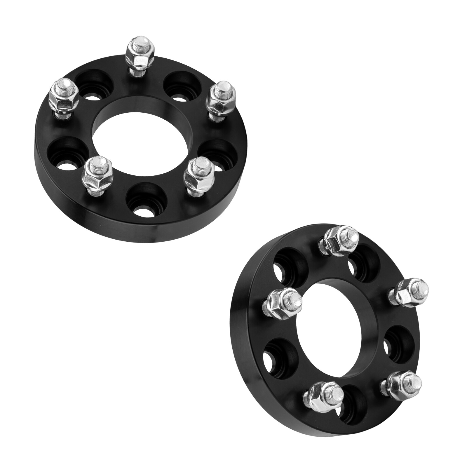 2Pcs 1″ Thick 5×4.5 to 5×4.75 Wheel Adapters 5×114.3 to 5×120.65 w/ 1/2×20 Studs