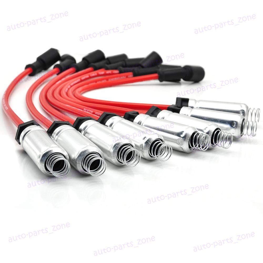 8Pack Ignition Coil+Spark Plug+Wire Set For Chevy Silverado 1500 GMC Tahoe D514A