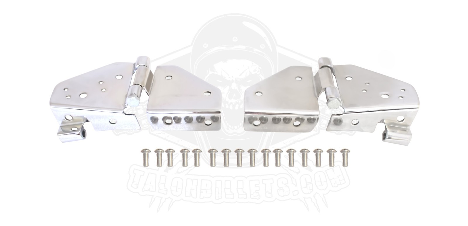 1976-1995 Wrangler CJ5, CJ7 & CJ8 Windshield Hinges Chrome 7403 Dallas Nice