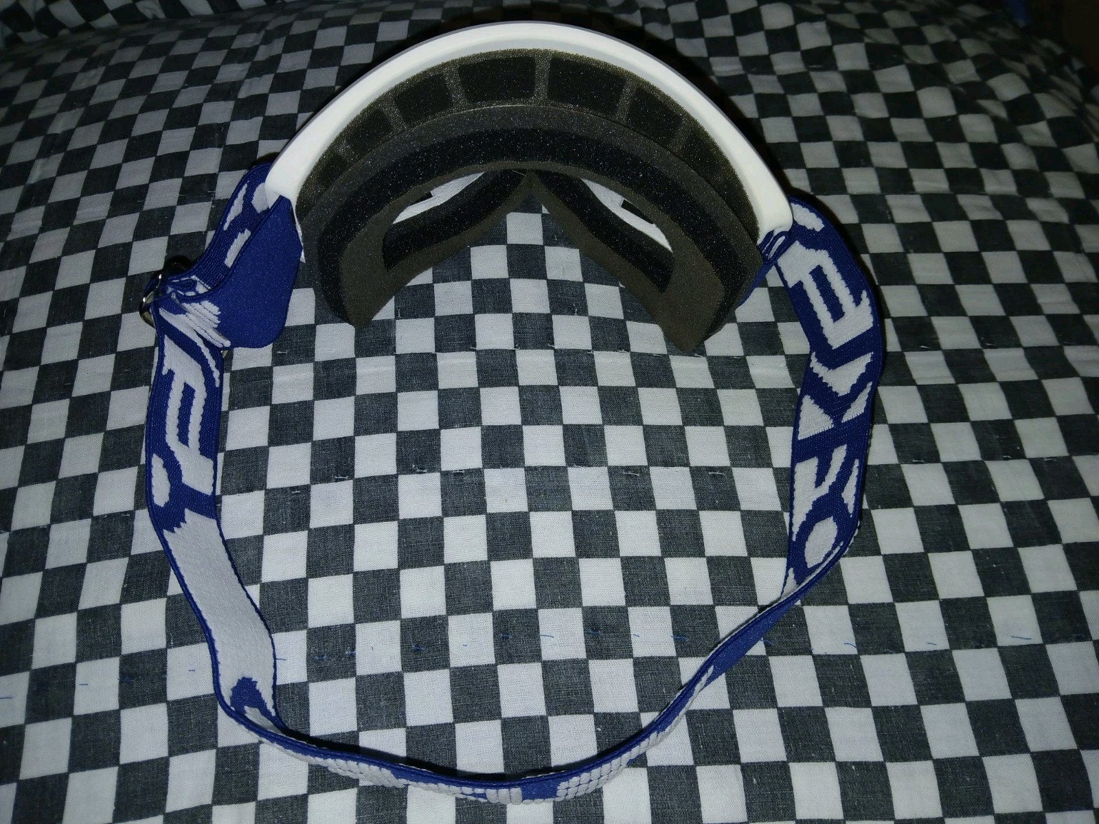 Vintage Oakley goggles White / Blue guard mx,ama, , helmet, visor