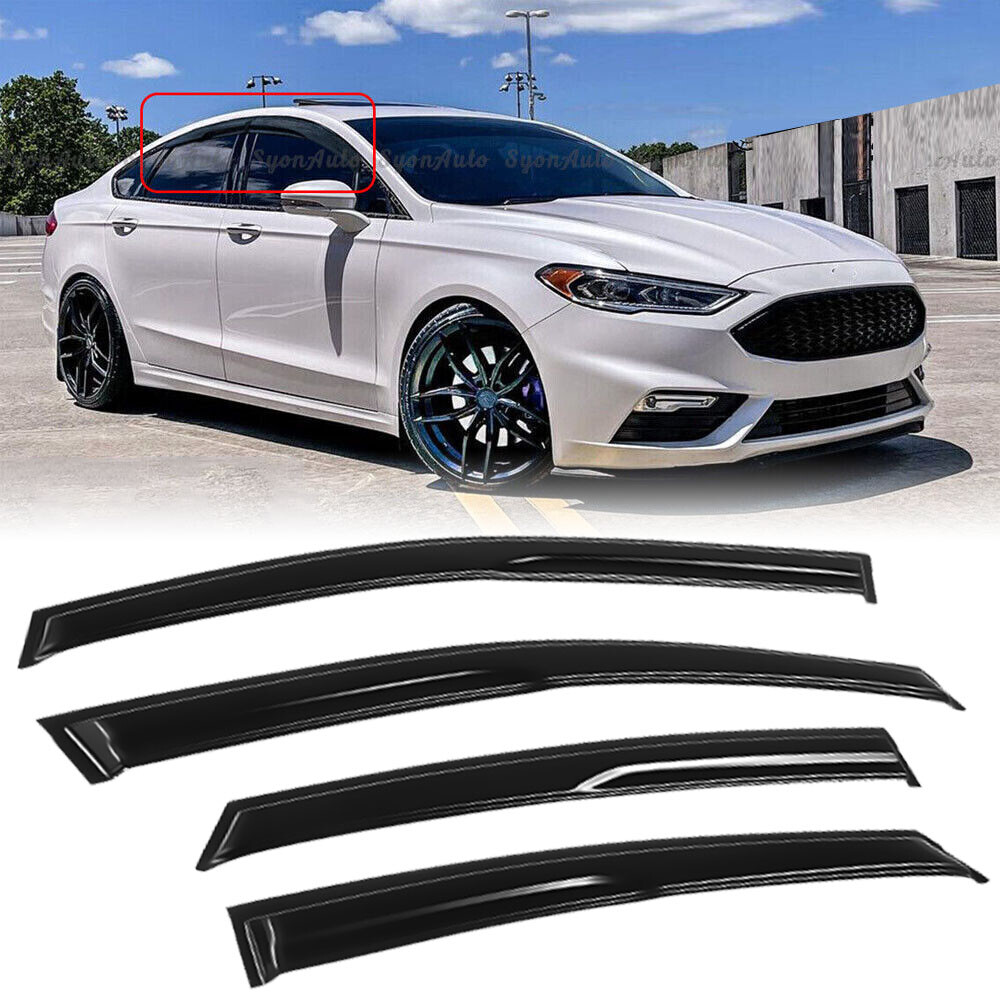 For Ford Fusion 2013-2020 Mugen Style Window Vent Visor Rain Guards