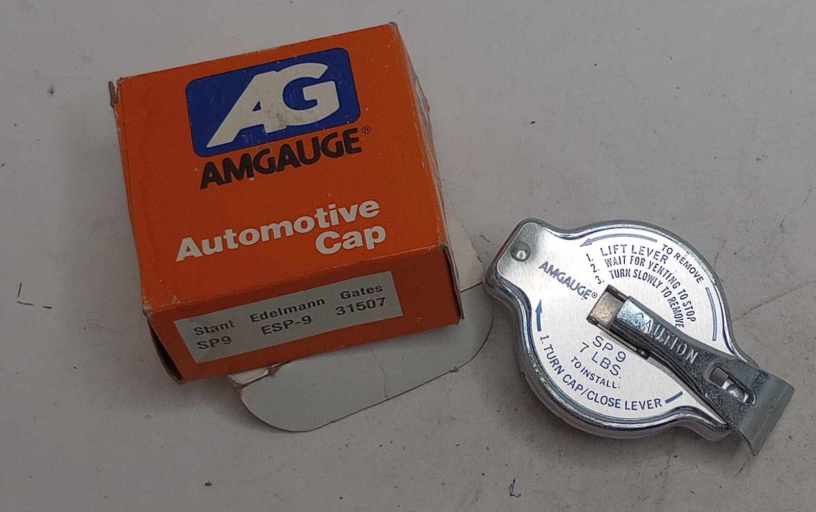 AmGauge SP9 Radiator Pressure Cap 7 LB Made in USA