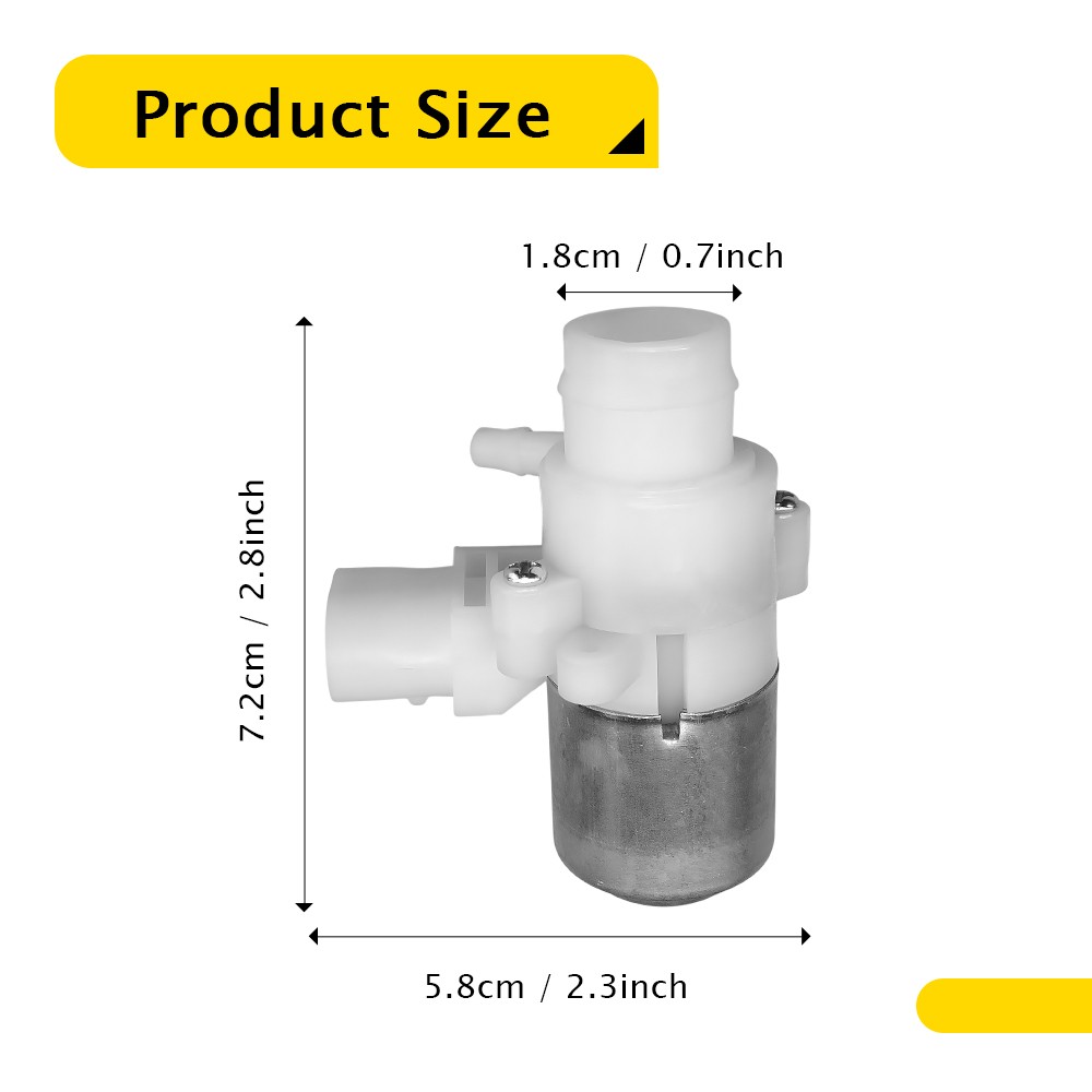 Windshield Wiper Washer Fluid Pump ~ SHIPS FROM USA For Peterbilt / KW 104307 2x