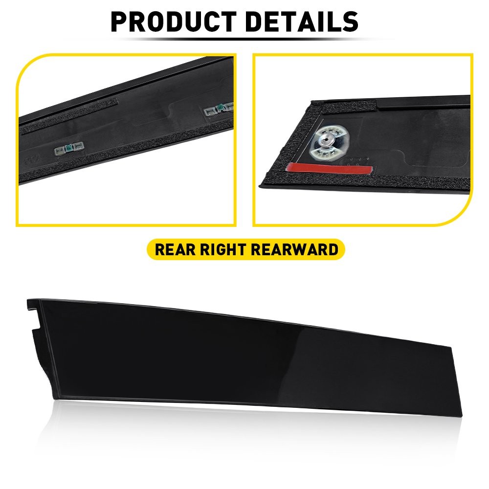 Rear Door Applique Passenger Right For Escalade Suburban Yukon 22837465,84263148