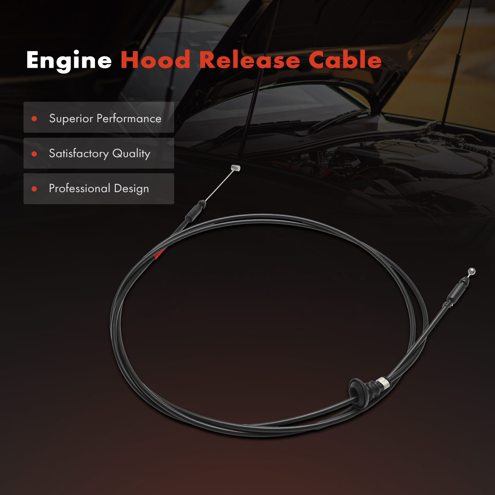 Hood Release Cable for Lexus ES300 2002 2003 ES330 2004-2006 5363033120 82.48″