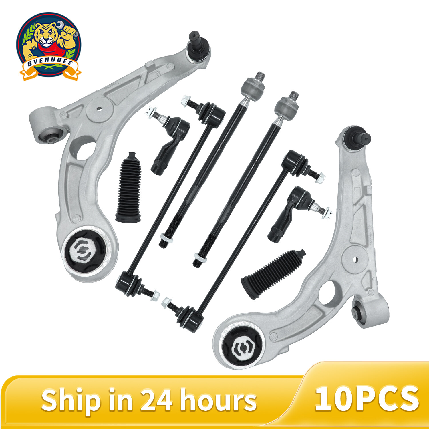 New (10) Front Lower Control Arms w/Ball Joint Sway Bar Links for 2013-2017 Dart