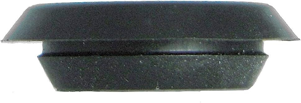 3 1/2″ 3.5 inch Flush Mount Black Plastic Body and Sheet Metal Hole Plug Qty 5