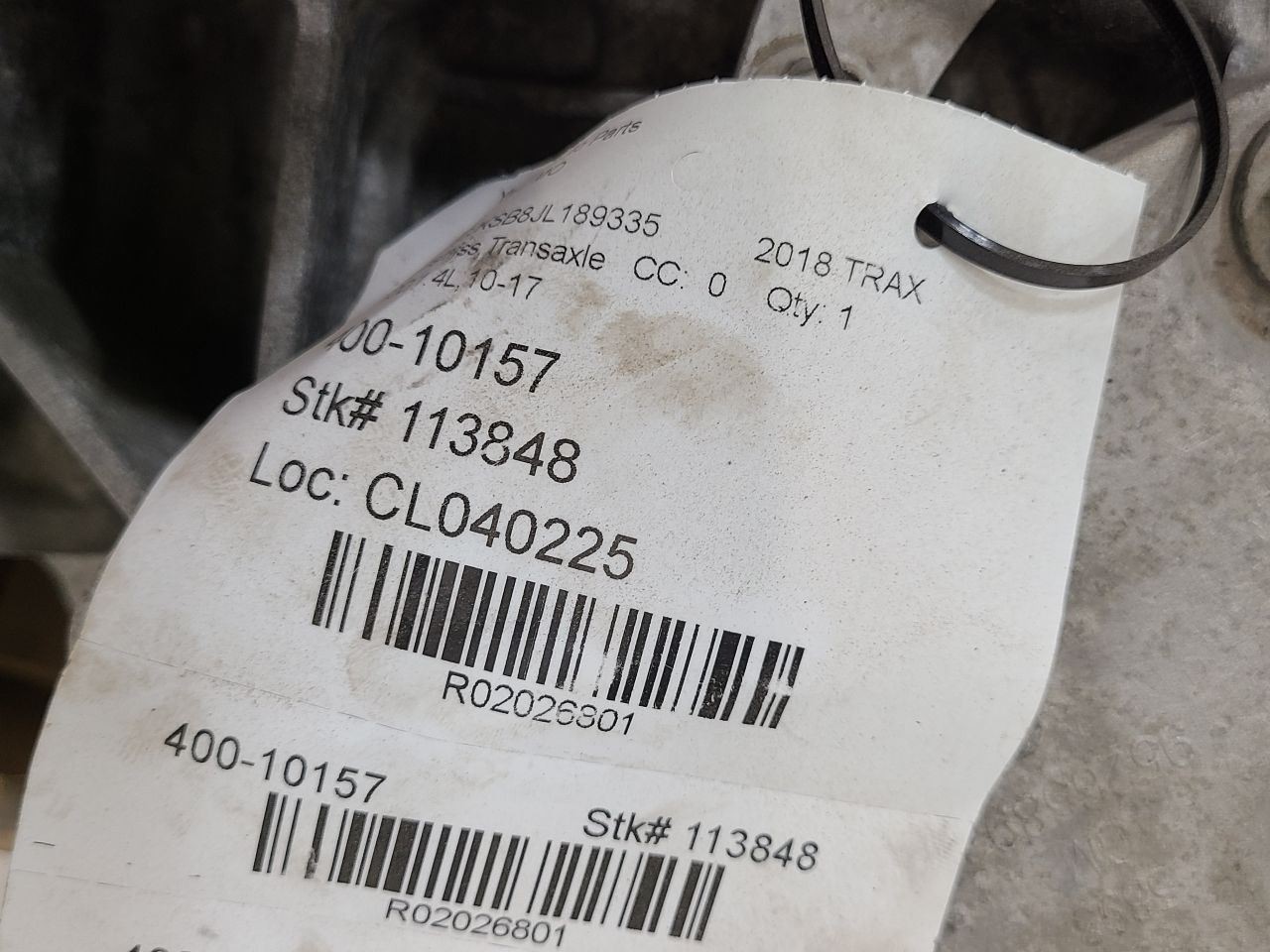 16-21 BUICK ENCORE 6 Spd Automatic Transmission FWD Opt Luv 7RCW