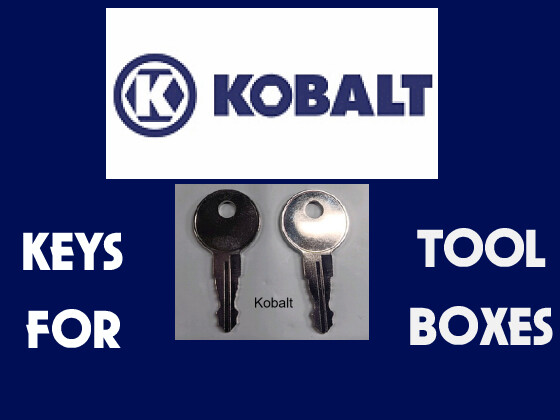 Kobalt 212 SET OF 2 KEYS Better Built Tractor Supply Northern Truck toolbox