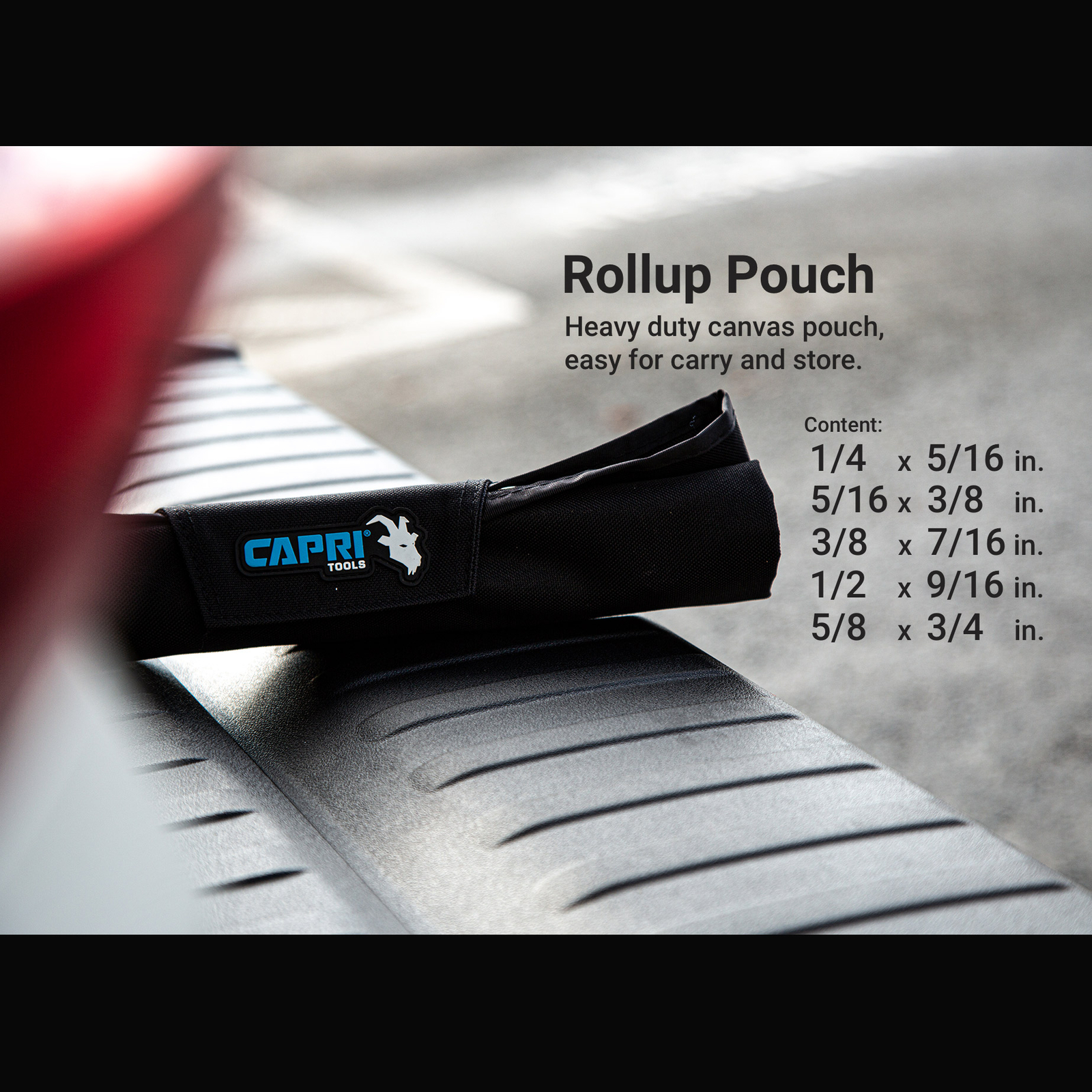 Capri Tools 0 Degree Offset Extra Long Box End Wrench Set, SAE, 5-Piece