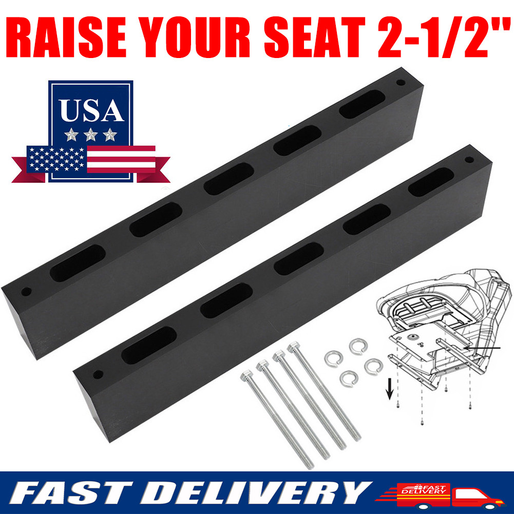 US 1 Pair Seat Riser Kit For Polaris Xpedition UTV Raise Your Seat 2 1/2 ” POM