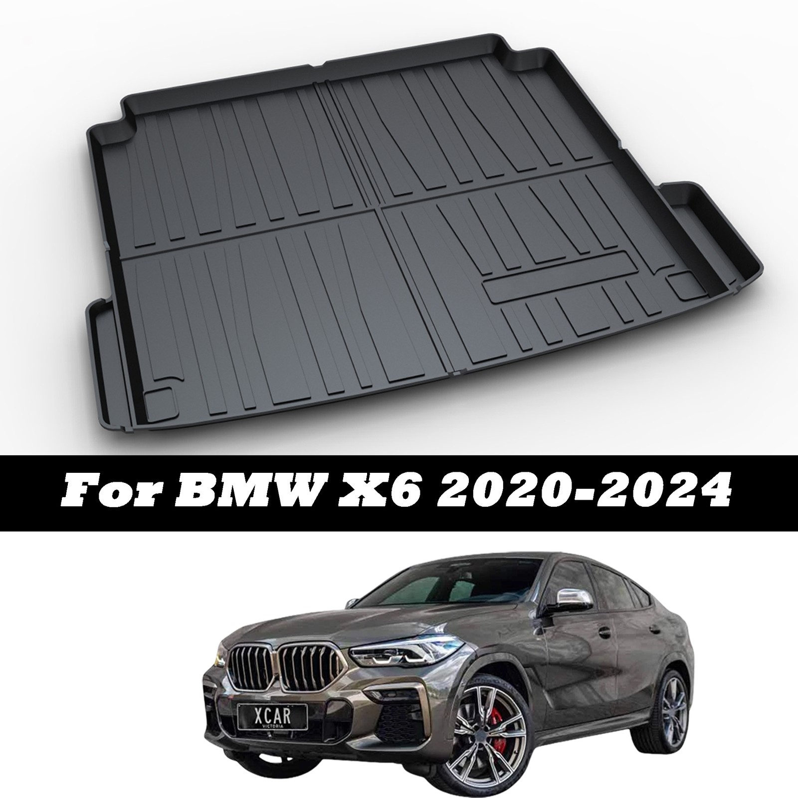 Rear Easy to Install Trunk Liner Cargo Mat Carpet For BMW X6 2020-2026