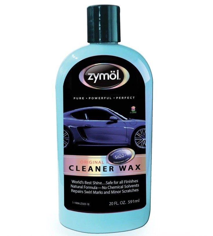Zymol Cleaner Wax – SiO2 Car Paint Protection & Polish, Non-Solvent, 20 Fl. Oz.
