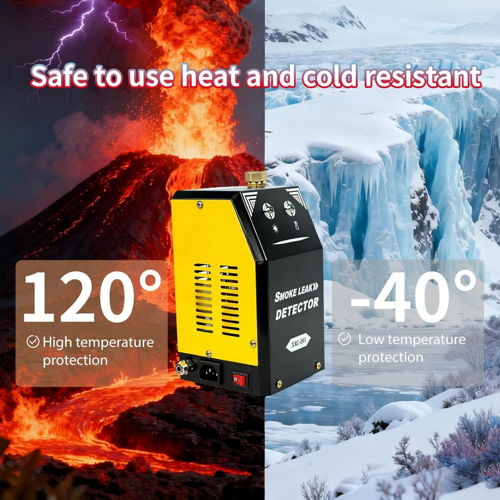 Universal Smoke Leak Detection Tool For Car ATV Snowmobile Light Truck Speedboat
