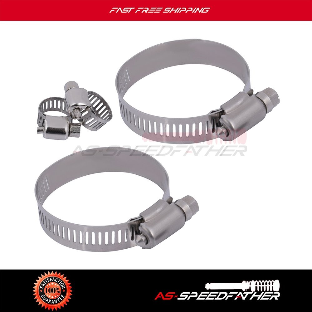 8-10mm 27-51mm Universal Oil Hose Clamps Kits Set of 4