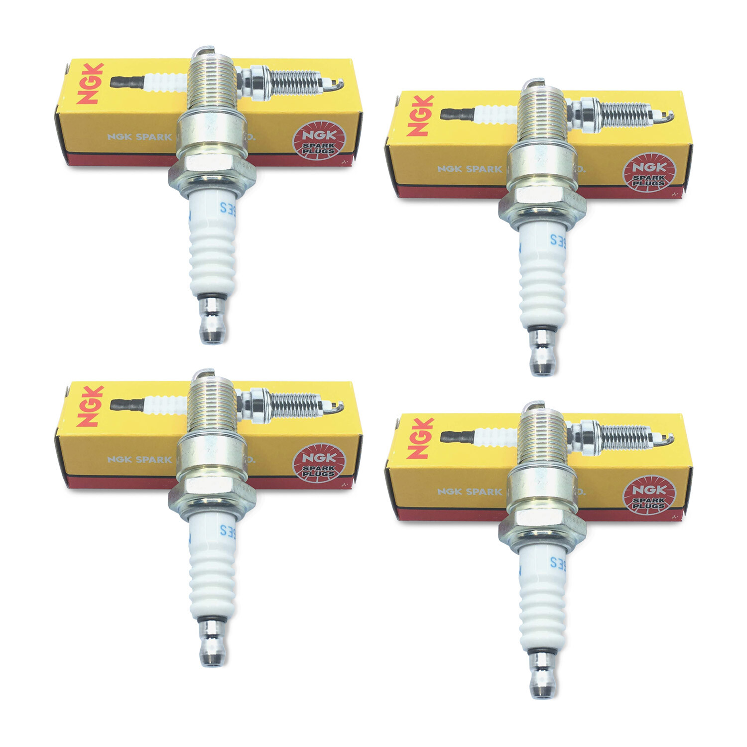 4-New Standard Resistor Copper Spark Plugs BPR 6 ES/7131