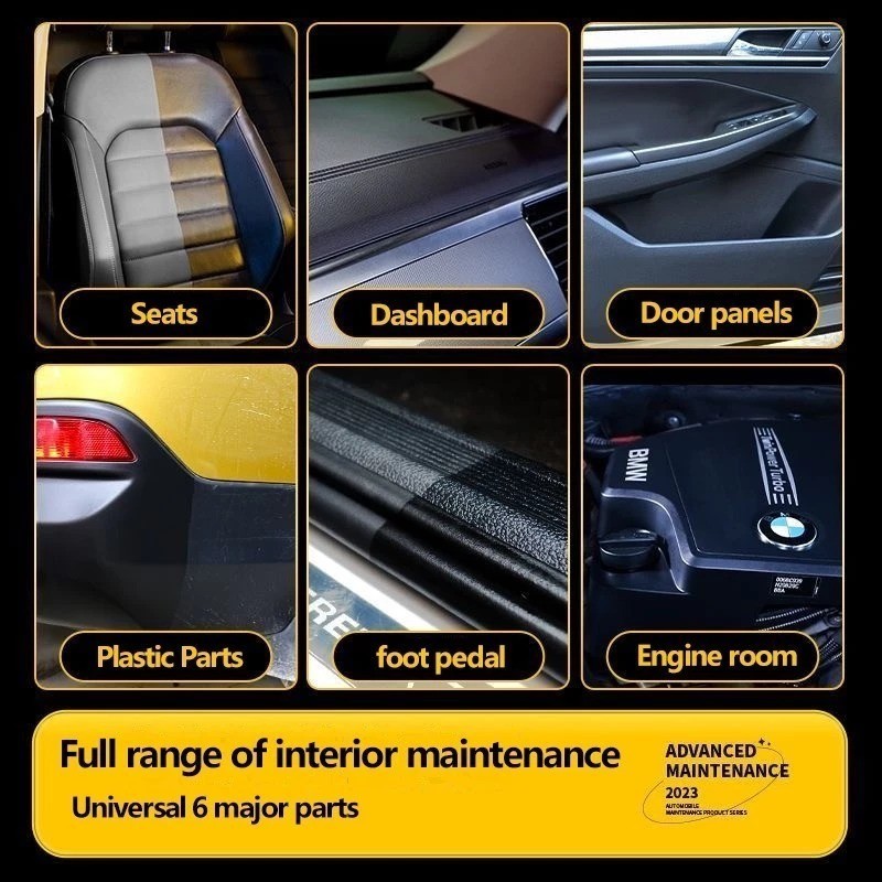 2 x Car Plastic and Rubber Treatment Restorer waterproof