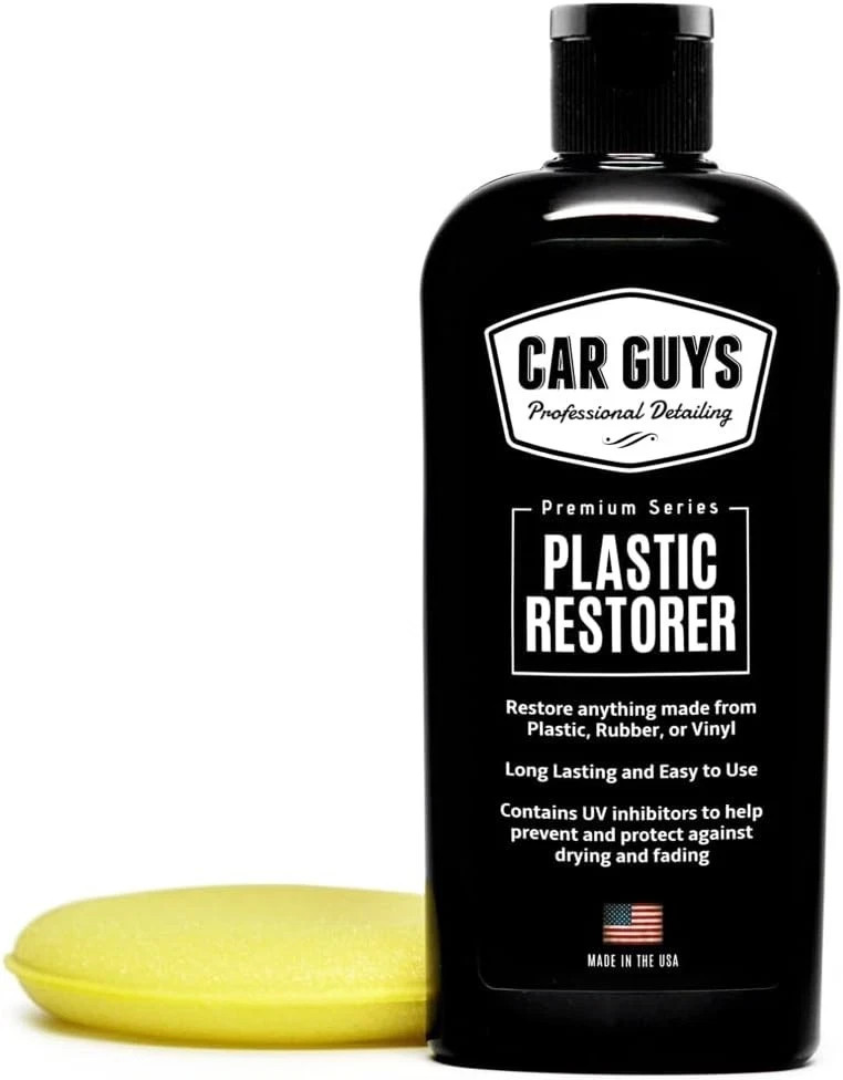 CAR GUYS Plastic Restorer Bring Plastic, Rubber, and Vinyl Back to Life 8 Oz