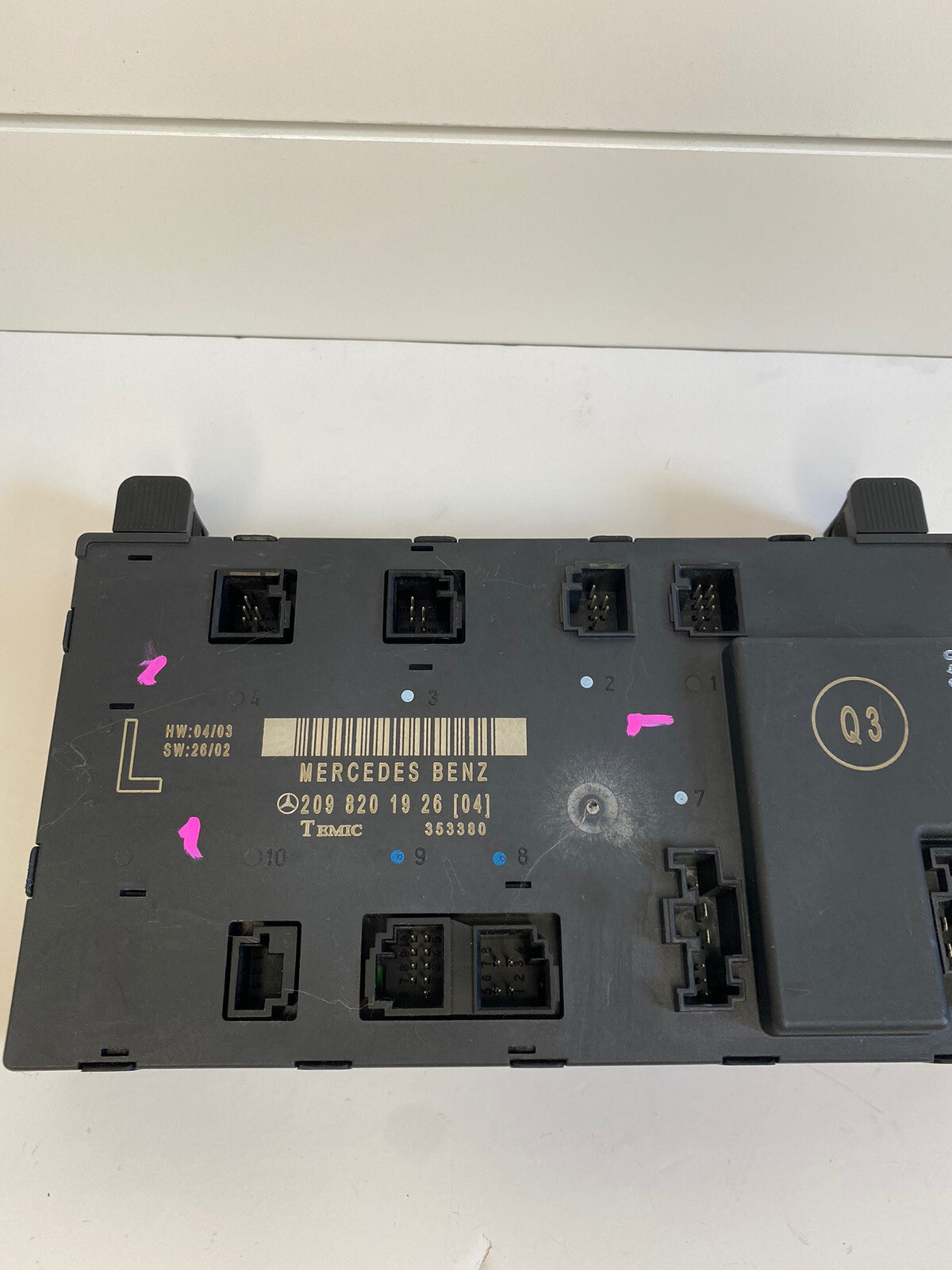 03-09 MERCEDES CLK W209 CLK350 CLK500 FRONT LEFT Driver DOOR CONTROL MODULE