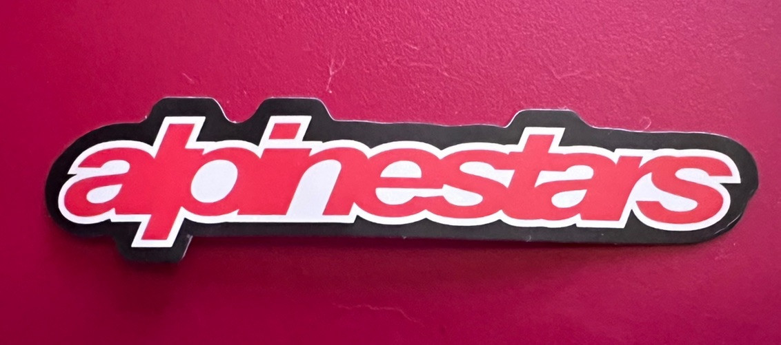 Alpinestars Safety Equip Sticker. Size: 3.5”X 0.5”. *Matte*. Free Ship W/Tracki