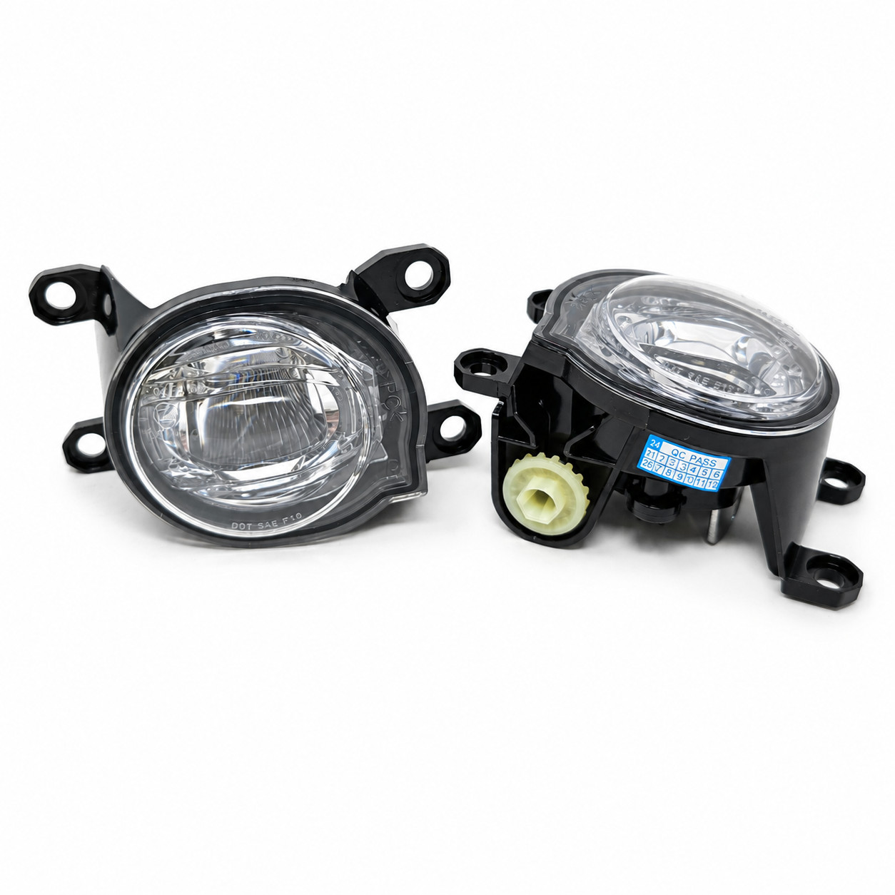 For 2024 2025 Toyota Land Cruiser Clear Lens LED Fog Light Bezel Wires Switch